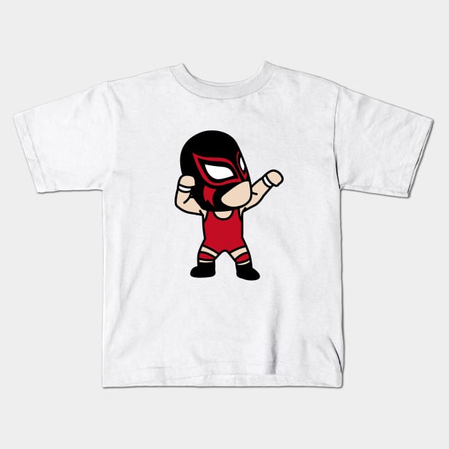 LUCHA#81 Kids T-Shirt by RK58